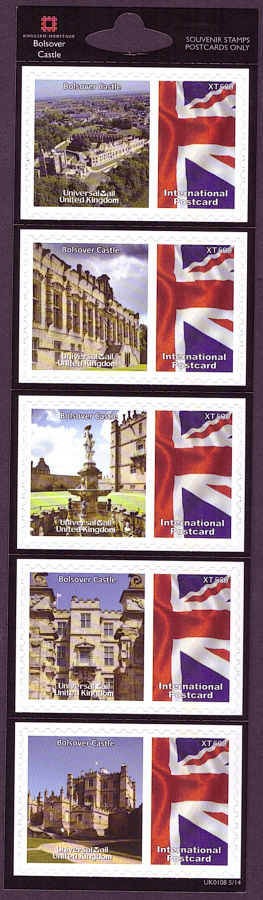 (image for) UK0108 Bolsover Castle Universal Mail Stamps Dated: 5/14